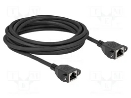 DeLOCK 90787 Prolongador Ethernet Cat 6a S/FTP 5m Negro
