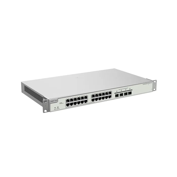 Ruijie RG-NBS5200-24GT4XS-P-V2 Switch gestionable L3 con 24 puertos RJ45, 4 SFP+ 10GE y 370W PoE Ruijie RG-NBS5200-24GT4XS-P-V2 Switch gestionable L3 con 24 puertos RJ45, 4 SFP+ 10GE y 370W PoE