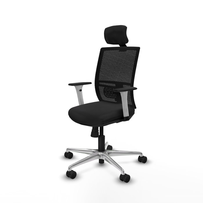 PIQUERAS Y CRESPO Silla de oficina Yunquera con mecanismo Sincro y Similpiel Negro PIQUERAS Y CRESPO Silla de oficina Yunquera con mecanismo Sincro y Similpiel Negro