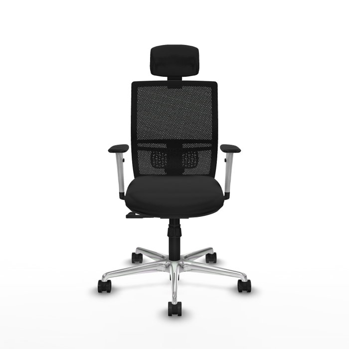 PIQUERAS Y CRESPO Silla de oficina Yunquera con mecanismo Sincro y Similpiel Negro PIQUERAS Y CRESPO Silla de oficina Yunquera con mecanismo Sincro y Similpiel Negro