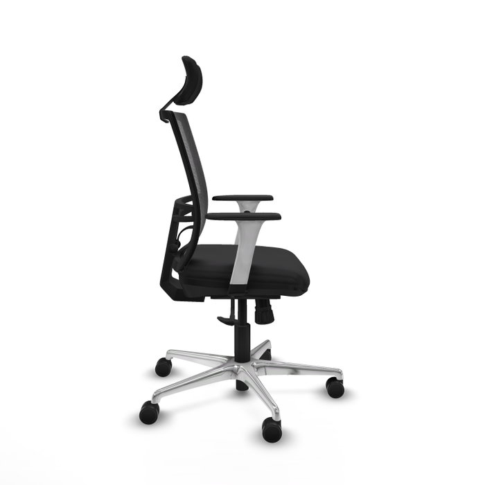 PIQUERAS Y CRESPO Silla de oficina Yunquera con mecanismo Sincro y Similpiel Negro PIQUERAS Y CRESPO Silla de oficina Yunquera con mecanismo Sincro y Similpiel Negro
