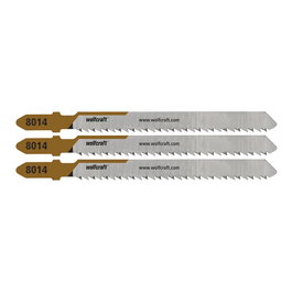 Wolfcraft Hojas de sierra de calar HCS vástago en T corte fino 50 mm