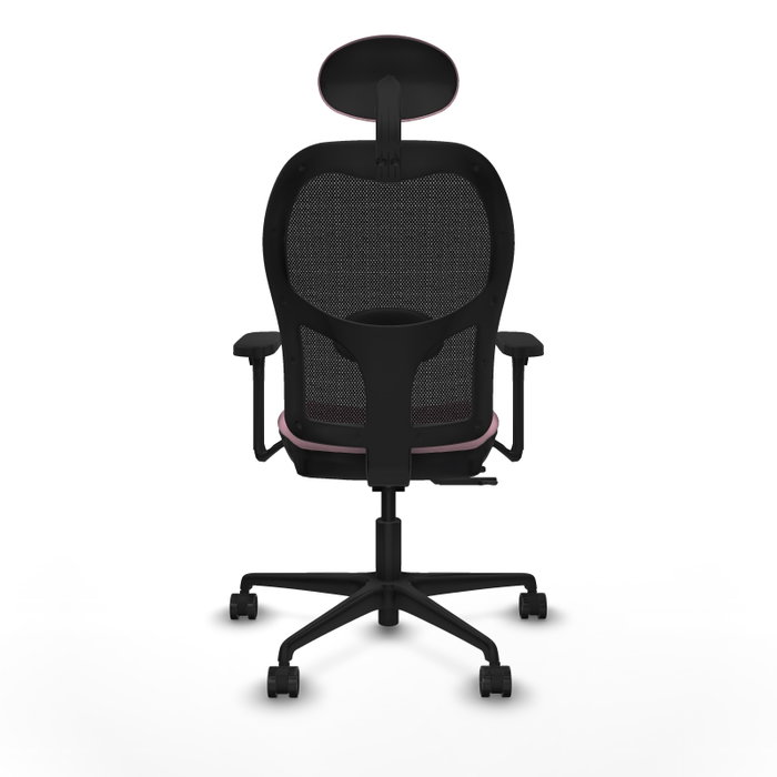PIQUERAS Y CRESPO Silla de oficina Jorquera Rosa y Negro con Mecanismo Sincro/Traslack PIQUERAS Y CRESPO Silla de oficina Jorquera Rosa y Negro con Mecanismo Sincro/Traslack