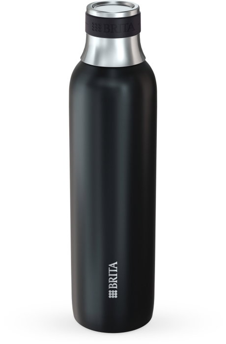 Brita Botella para refrescoTRIO acero inoxidable negro 0,65 L Brita Botella para refrescoTRIO acero inoxidable negro 0,65 L