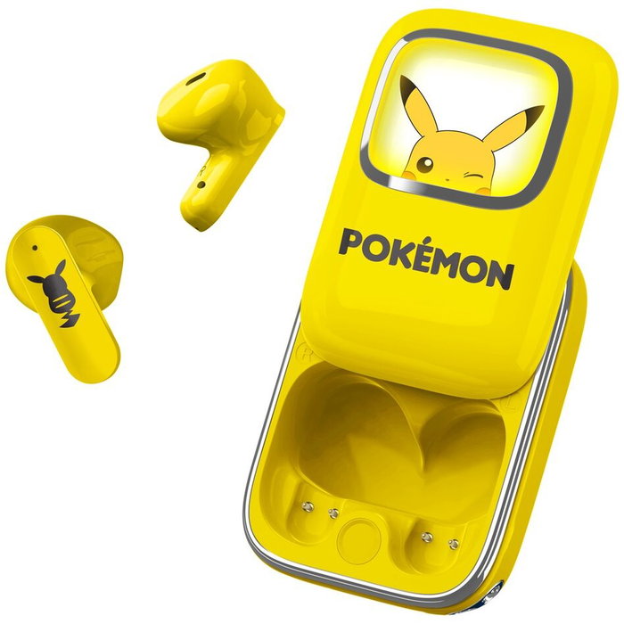 OTL TECHNOLOGIES Auriculares Inalambricos Pikachu Pokemon TWS Bluetooth V5.3 con Pantalla LED Iluminada y Hasta 16 Horas de Bateria OTL TECHNOLOGIES Auriculares Inalambricos Pikachu Pokemon TWS Bluetooth V5.3 con Pantalla LED Iluminada y Hasta 16 Horas de Bateria