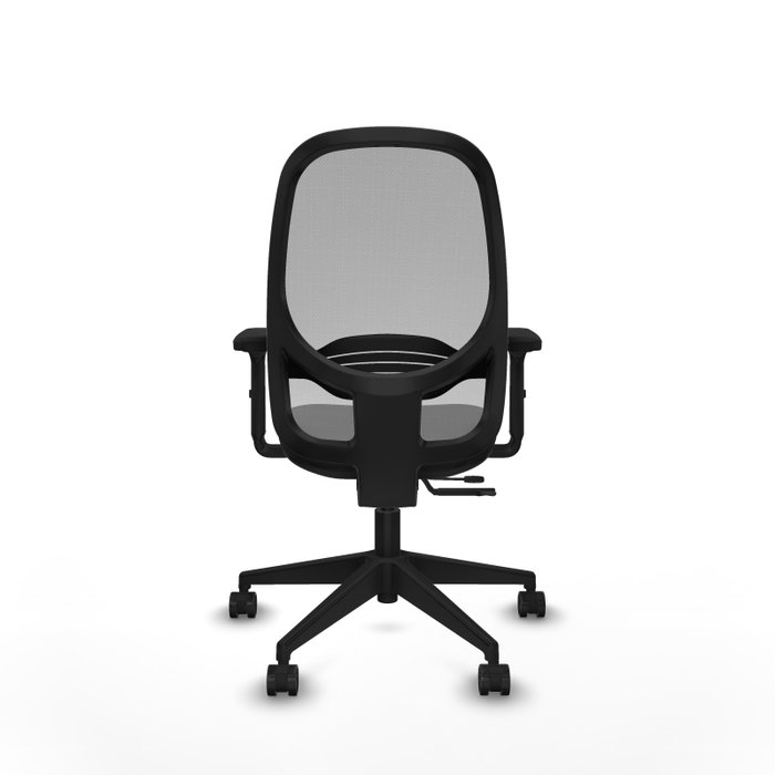PIQUERAS Y CRESPO Silla de oficina Cilanco con mecanismo Sincro/Traslack, Negro y Gris