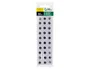Liderpapel Ojo adhesivo 12 mm blanco con pupila negra pack de 30 unidades