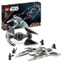 LEGO Star Wars 75348 El cazador mandaloriano de colmillos contra el interceptor de empate, juguete de embarcaciones