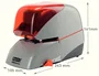 Rapid 5080e Grapadora Eléctrica Blanca/Negra (80 hojas)