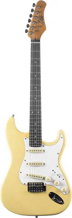 EKO Guitarra Eléctrica Starter ST300 Tipo Strat - Crema