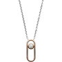 Skagen Collar de Acero Inoxidable con Adorno Rosado y Circonita Cúbica SKJ1169998