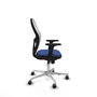 PIQUERAS Y CRESPO Silla de oficina Jorquera Azul Marino y Blanco