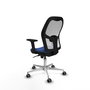 PIQUERAS Y CRESPO Silla de oficina Jorquera Azul Marino y Blanco
