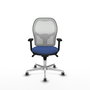 PIQUERAS Y CRESPO Silla de oficina Jorquera Azul Marino y Blanco