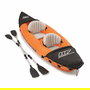 Bestway 65077 Kayak Hinchable Hydro-Force Lite-Rapid X2 Naranja, 2 Personas, con Remos de Aluminio y Bomba de Inflado Rápido