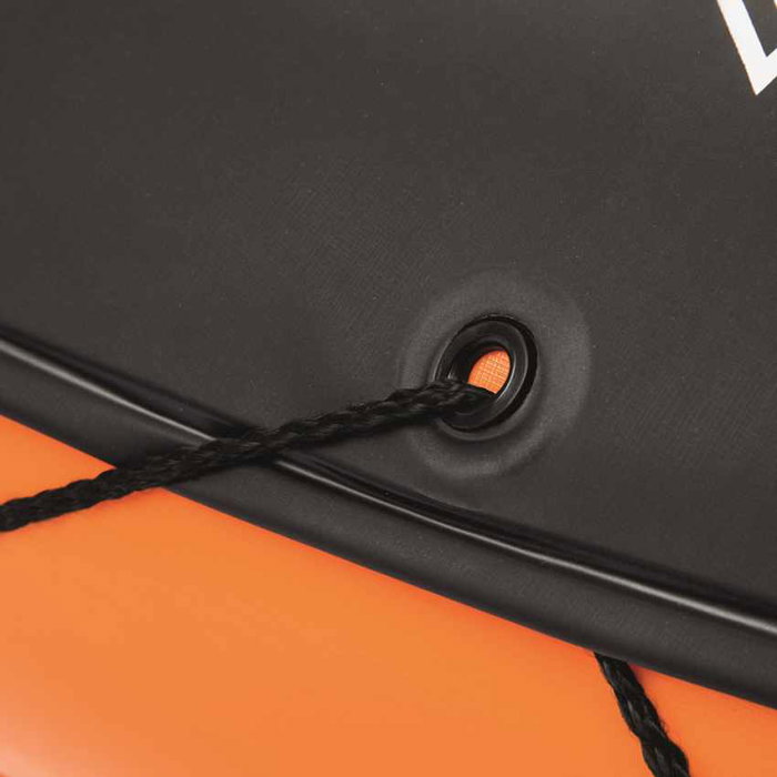 Bestway 65077 Kayak Hinchable Hydro-Force Lite-Rapid X2 Naranja, 2 Personas, con Remos de Aluminio y Bomba de Inflado Rápido