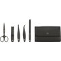 Zwilling Set de Manicura de 5 Piezas con Estuche de Cuero Negro