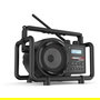 Perfectpro DABBOX Radio Portátil Baustellenradio Digital DAB+/FM 7W LCD Bluetooth Resistente IP54 Negro