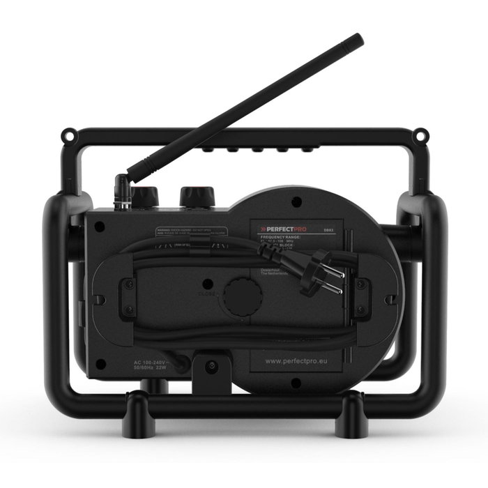 Perfectpro Dabbox Radio Portátil Digital DAB+/FM Negro