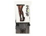 Pantys de red negra con motivo de arañas grandes para Halloween