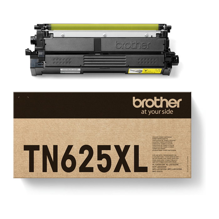 Brother TN-625XLY Tóner Amarillo XL
