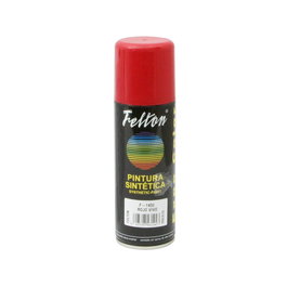 Felton Spray Pintura Rojo Vivo 200ml Secado Rápido para Bricolaje y Uso Profesional