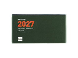 FINOCAM Agenda Anual 2027 Catalán Plana Min Cosida Tapa PP 118x64 S/V