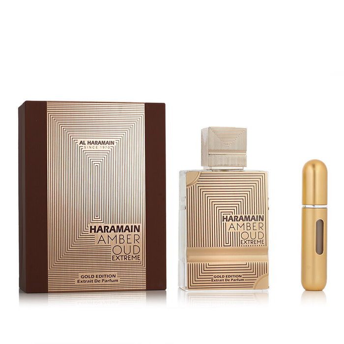Al Haramain Amber Oud Gold Edition Extreme Eau de Parfum 60ml + Atomizador de viaje
