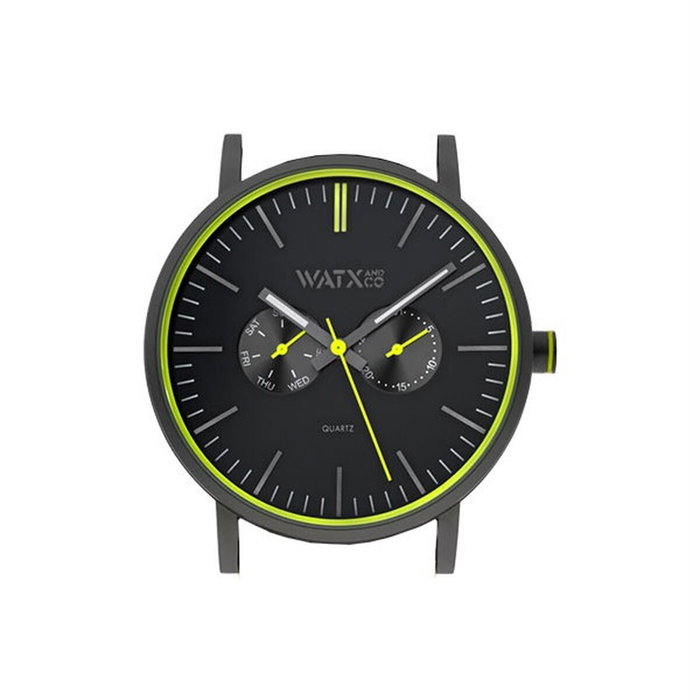 Reloj Unisex Watx & Colors WXCA2729 Negro (Ø 44 mm) Reloj Unisex Watx & Colors WXCA2729 Negro (Ø 44 mm)