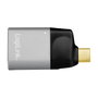 LogiLink Adaptador USB 3.2 Gen2 Type-C a HDMI 4K/60 Hz y USB-C con PD, Negro/Gris