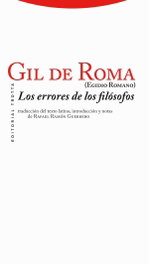 Errores de los filósofos, Gil De Roma - TROTTA EDITORIAL