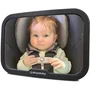 Dreambaby Espejo Retrovisor Rectangular Grande Regulable para Asiento Trasero 20 x 24 cm DRE9312742402631 Negro