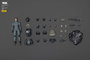 UNSC Dark Source Figura Breacher Aiden 7 cm