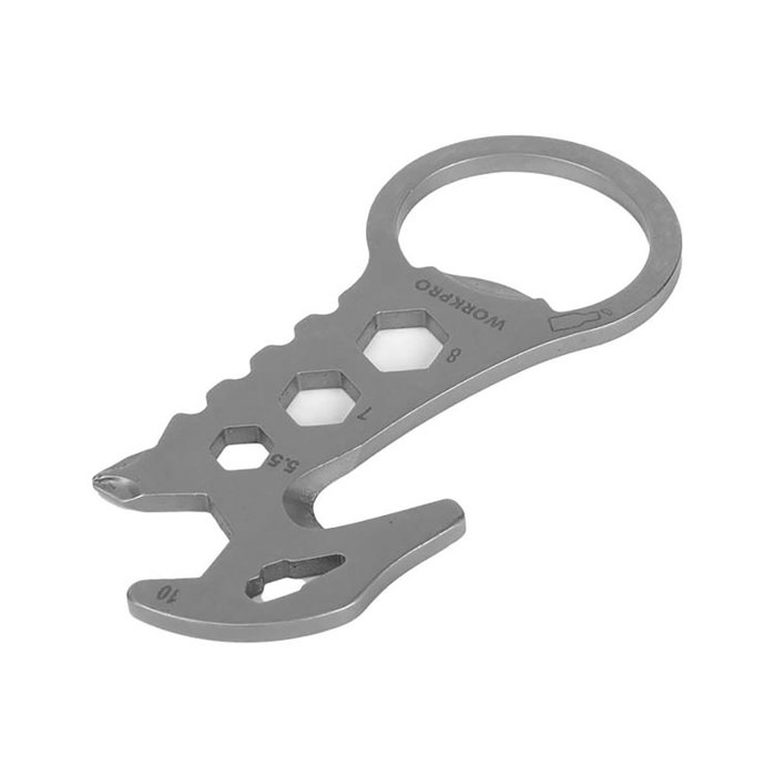 Workpro Multiherramienta 8 en 1 EDC Acero 3Cr13 Herramienta EDC para Uso Diario