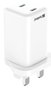 Sandberg AC Charger Dual USB-C PD65W UK - Cargador rápido 2 puertos USB-C 65W