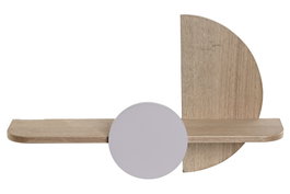 DKD Home Decor Estante de Pino Natural 50x13,5x30