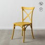 Silla Apilable Amarillo Polipropileno 48,50 X 43 X 91 cm (Set de 4)