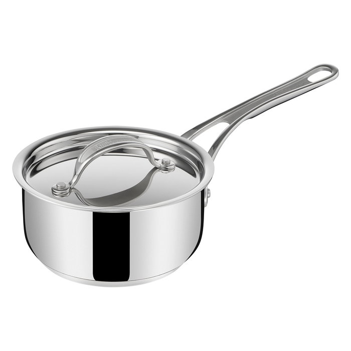 Tefal E307S7 Juego de Ollas de 7 Piezas by Jamie Oliver de Acero Inoxidable Apto para Inducción y Lavavajillas