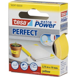 Tesa Cloth Tape extra Power Perfect 2,75 m x 19 mm amarillo 56341