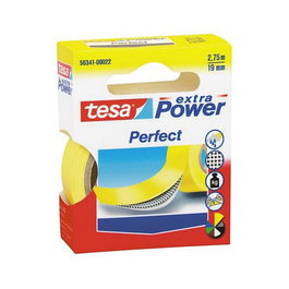 Tesa Cinta de Tela Extra Power 19mm x 2,75m Amarillo 56341
