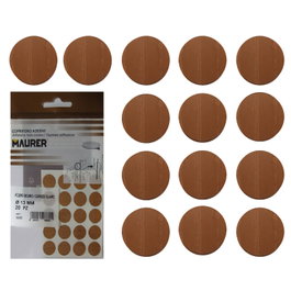 MAURER Tapatornillos Adhesivos Cerezo Claro (Blister 20 unidades)