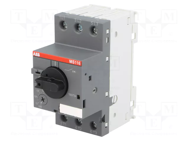 ABB MS116-1.0 Interruptor motorizado 0,25kW 208÷690VAC