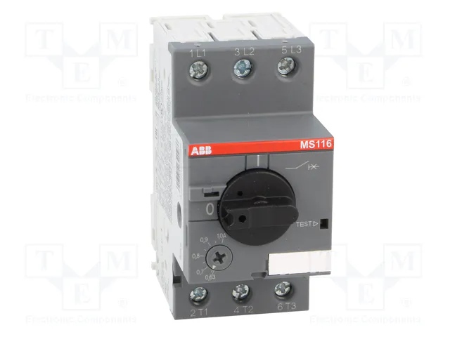 ABB MS116-1.0 Interruptor motorizado 0,25kW 208÷690VAC