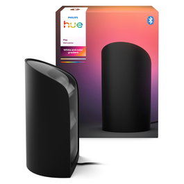 Philips Hue Play White and Color Ambiance Lámpara de Mesa Inteligente Wall Washer, Bluetooth/Zigbee, Luz Variable, Negro, Para UE/Reino Unido