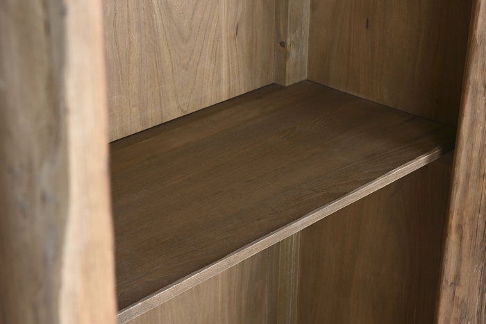 DKD Home Decor Armario Item Home Natural 2 Puertas 115 x 48 x 210 cm Olmo Macizo