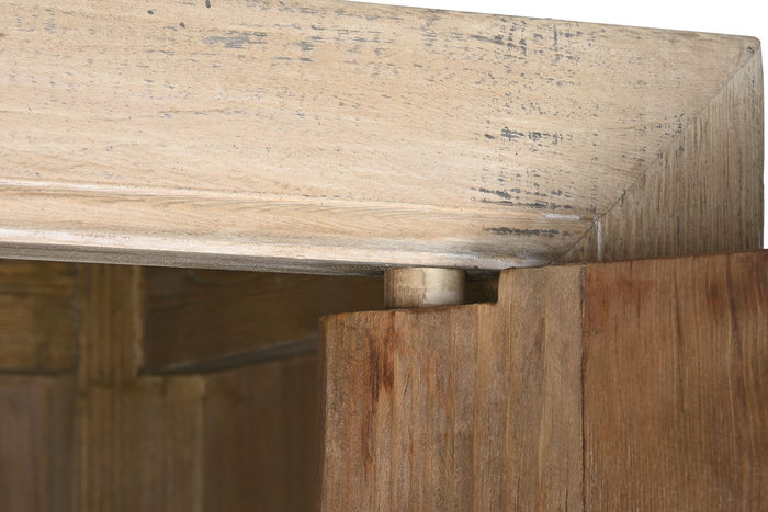 DKD Home Decor Armario Item Home Natural 2 Puertas 115 x 48 x 210 cm Olmo Macizo