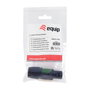 EQUIP Conector SpeakOn NP4X 4-Poliz Hembra Recto 147932, Negro y Verde, Metal y Plástico