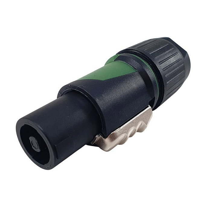 EQUIP Conector SpeakOn NP4X 4-Poliz Hembra Recto 147932, Negro y Verde, Metal y Plástico EQUIP Conector SpeakOn NP4X 4-Poliz Hembra Recto 147932, Negro y Verde, Metal y Plástico