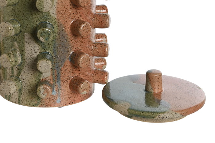 DKD Home Decor Tibor Moderno Multicolor Gres 16 x 16 x 19 cm