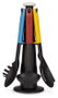 Joseph Joseph Elevate Set de 6 Utensilios con Soporte Giratorio Negro